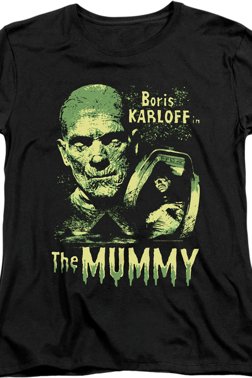 Womens Boris Karloff The Mummy Shirt - main product image