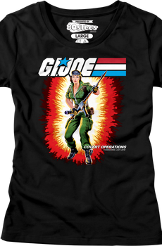 Womens Box Art Lady Jaye GI Joe Shirt