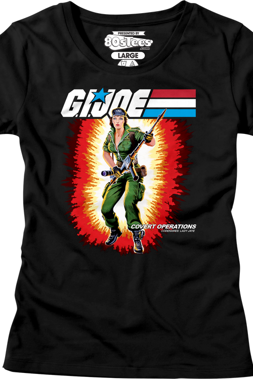 Womens Box Art Lady Jaye GI Joe Shirt - main product image