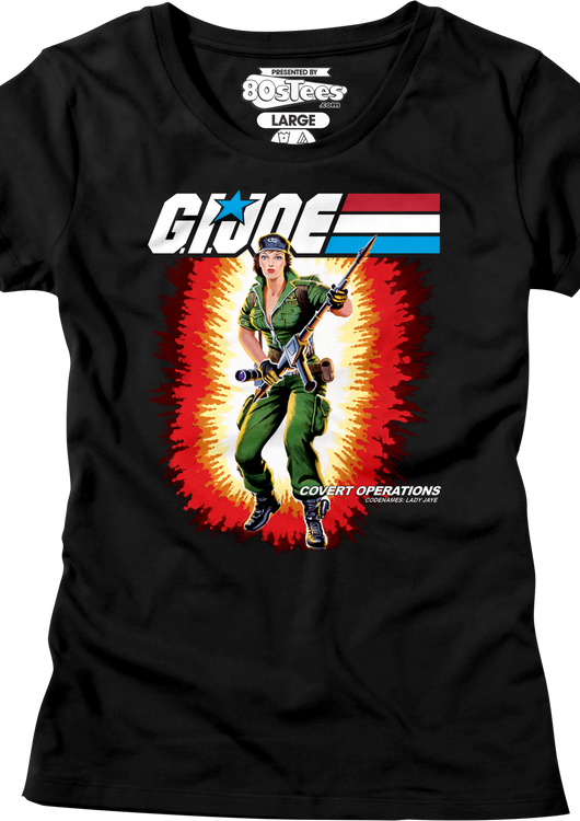 Womens Box Art Lady Jaye GI Joe Shirt - main product image