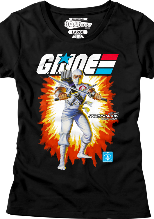 Womens Box Art Storm Shadow GI Joe Shirt - main product image