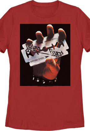 Womens British Steel Judas Priest Shirt