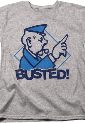 Womens Busted Monopoly Shirt