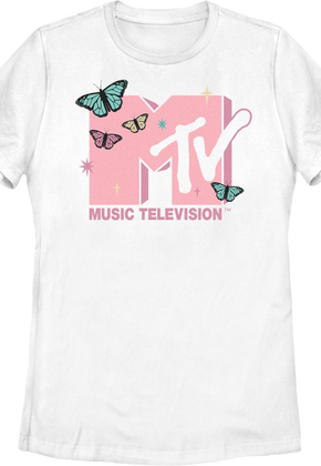 Womens Butterflies Logo MTV Shirt