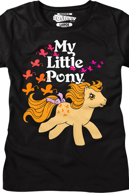 Womens Butterscotch Butterflies My Little Pony Shirtmain product image