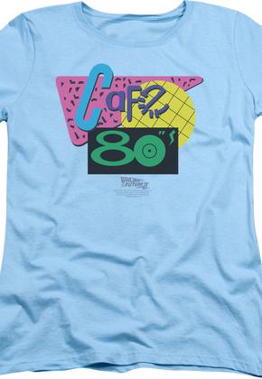 Womens Cafe 80s Back To The Future Shirt