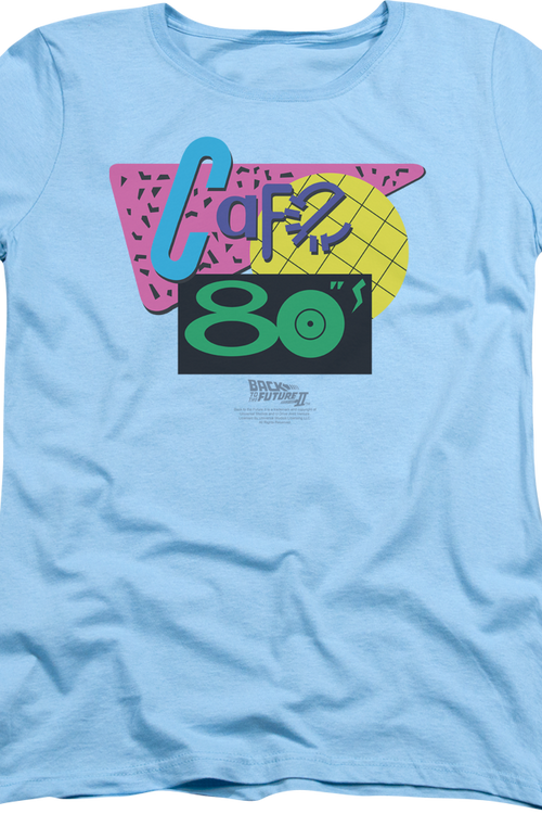 Womens Cafe 80s Back To The Future Shirtmain product image
