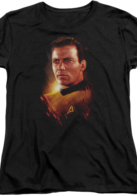 Womens Captain James T. Kirk Star Trek Shirt - main product image