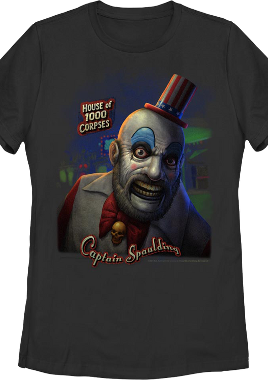 Womens Captain Spaulding House Of 1000 Corpses Shirt - main product image