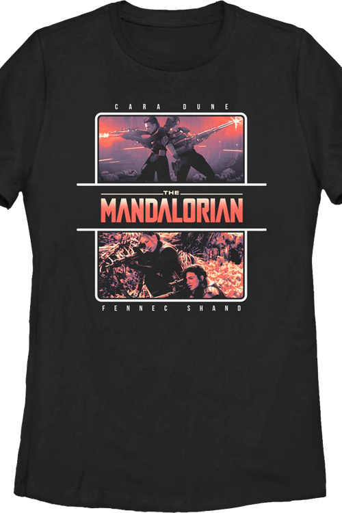 Womens Cara Dune And Fennec Shand The Mandalorian Star Wars Shirtmain product image