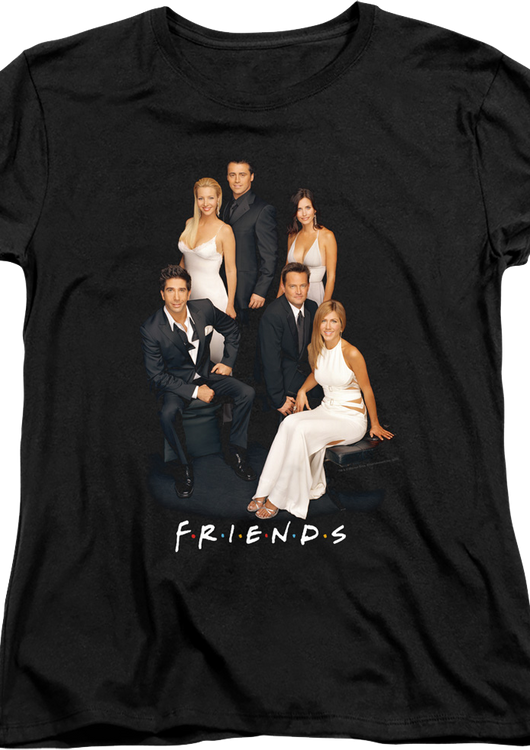 Womens Cast Portrait Friends Shirt - main product image