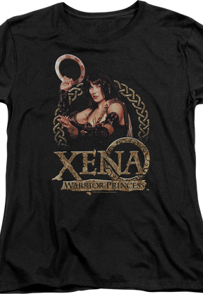 Womens Chakram Xena Warrior Princess Shirt