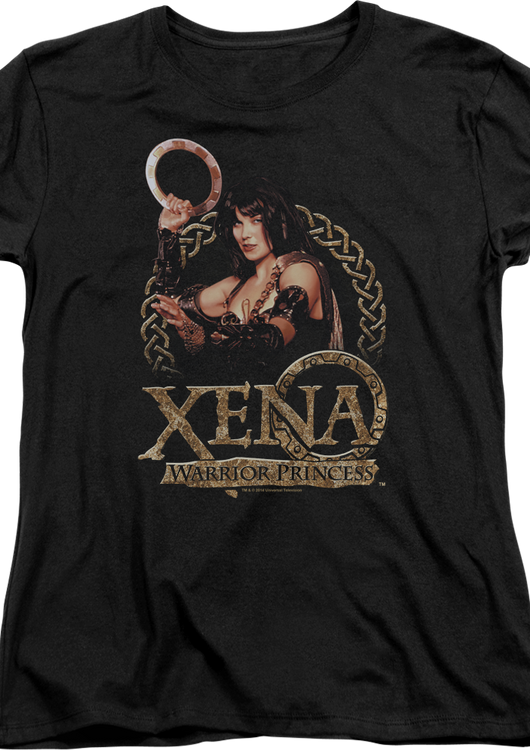 Womens Chakram Xena Warrior Princess Shirt - main product image