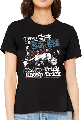 Womens Checkerboard Cheap Trick Shirt