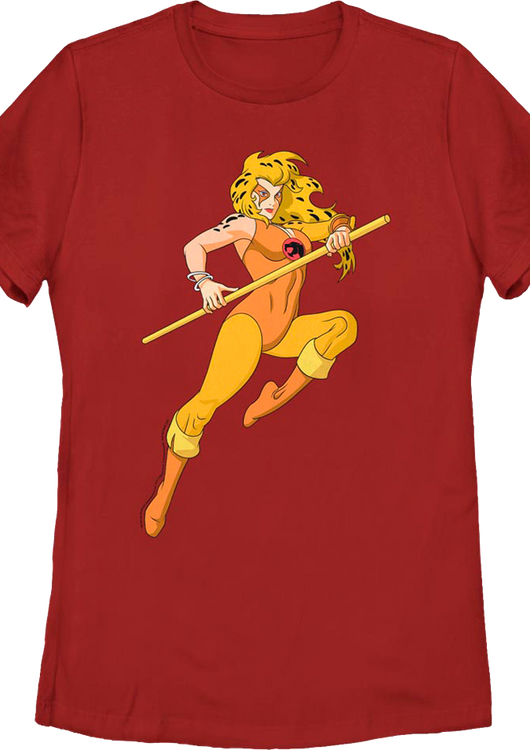 Womens Cheetara Action Pose Shirt - main product image