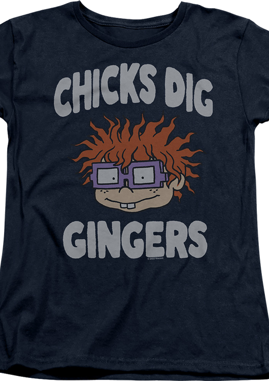 Womens Chicks Dig Gingers Rugrats Shirt - main product image