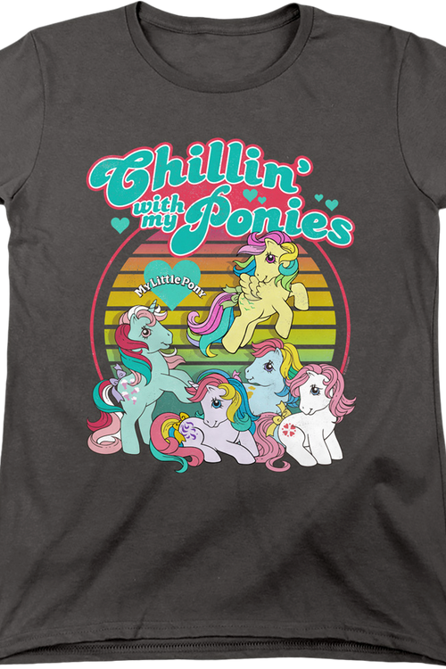 Womens Chillin' With My Ponies My Little Pony Shirtmain product image