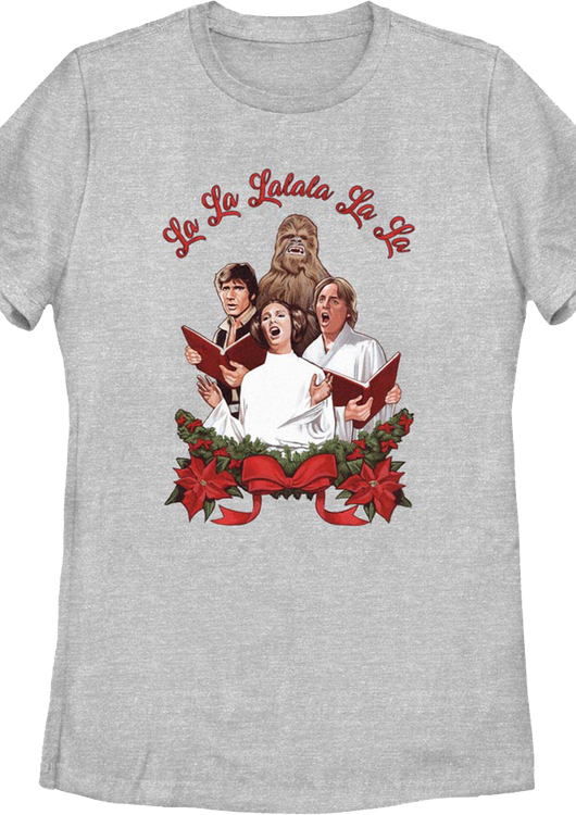 Womens Christmas Carolers Star Wars Shirt - main product image
