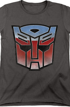 Womens Classic Autobots Logo Transformers Shirt