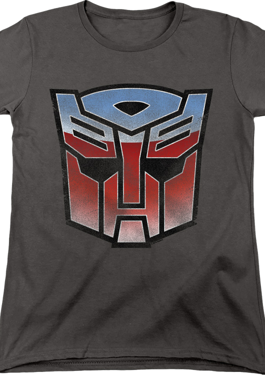 Womens Classic Autobots Logo Transformers Shirt - main product image