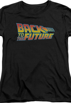 Womens Classic Logo Back To The Future Shirt