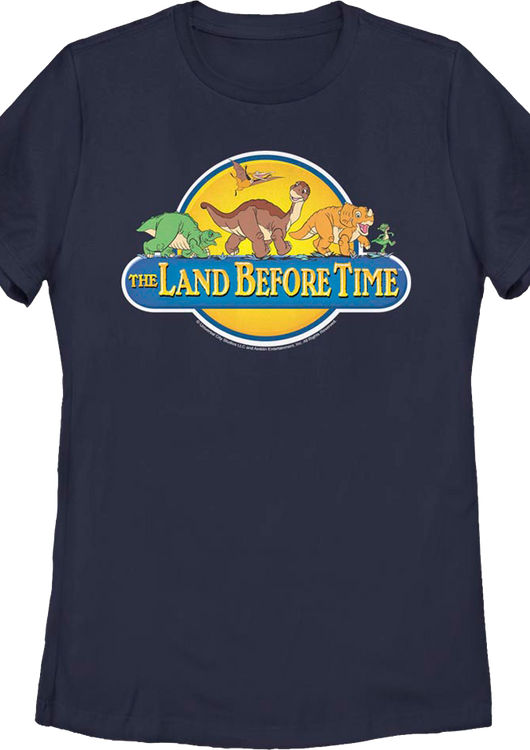 Womens Classic Logo Land Before Time Shirt - main product image