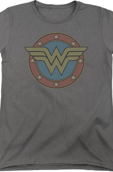 Womens Classic Wonder Woman Logo Shirt