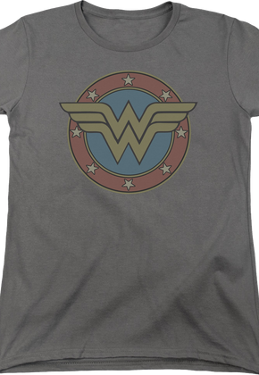 Womens Classic Wonder Woman Logo Shirt
