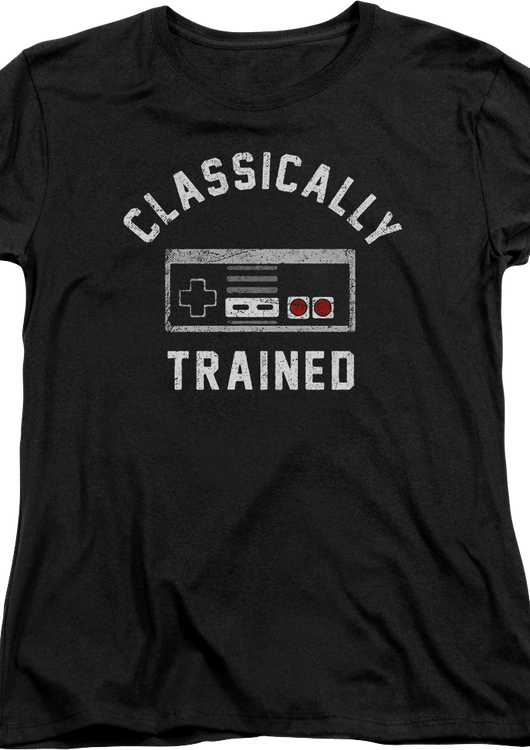 Womens Classically Trained NES Controller Shirt - main product image