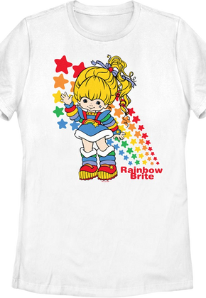Womens Colorful Stars Rainbow Brite Shirt