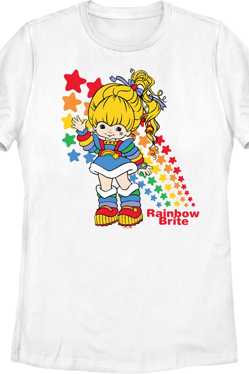 Womens Colorful Stars Rainbow Brite Shirtmain product image
