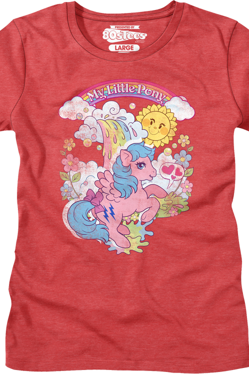Womens Colorful Waterfall My Little Pony Shirtmain product image