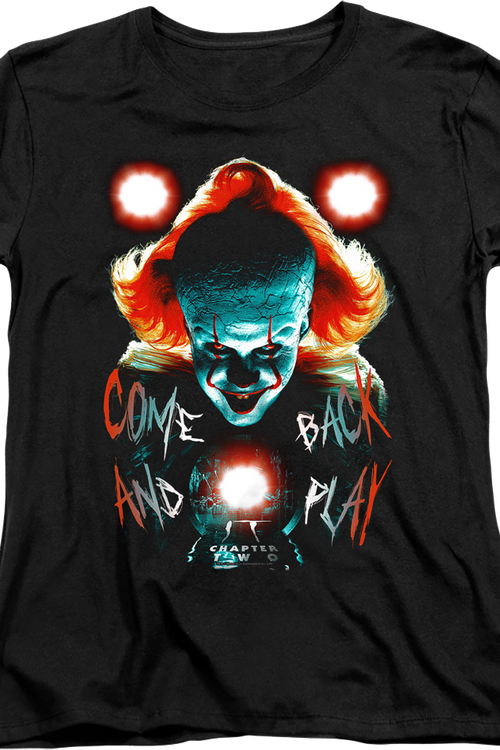 Womens Come Back And Play IT Chapter Two Shirtmain product image