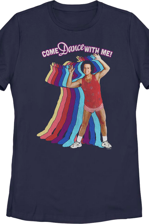 Womens Come Dance With Me Richard Simmons Shirtmain product image