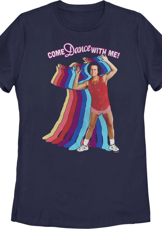 Womens Come Dance With Me Richard Simmons Shirt - main product image