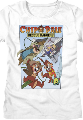 Womens Comic Book Cover Chip 'n Dale Rescue Rangers Shirt