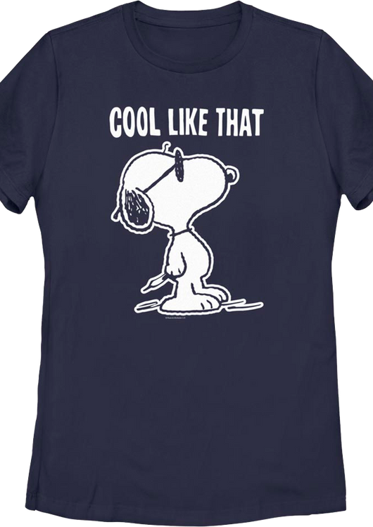 Womens Cool Like That Peanuts Shirt - main product image