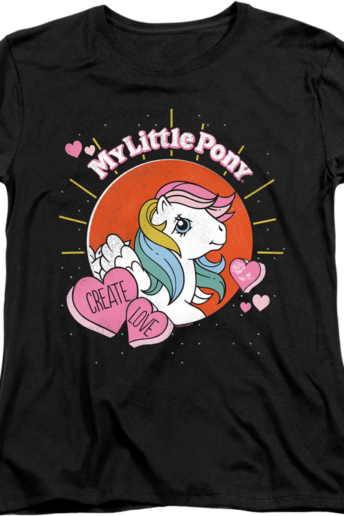 Womens Create Love My Little Pony Shirtmain product image