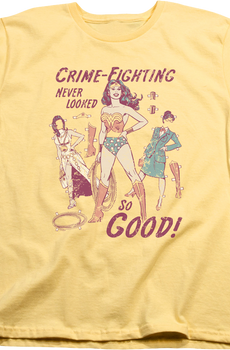 Womens Crime-Fighting Never Looked So Good Wonder Woman Shirt