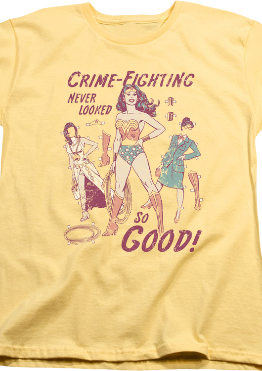 Womens Crime-Fighting Never Looked So Good Wonder Woman Shirt - main product image