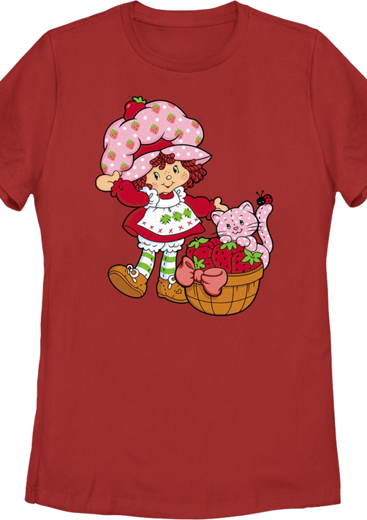 Womens Custard & Strawberry Shortcake Shirt - main product image
