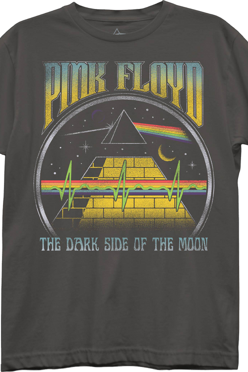 Womens Dark Side of the Moon Soundwaves Pink Floyd Shirtmain product image