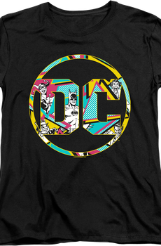 Womens DC Comics Collage Batman Shirt