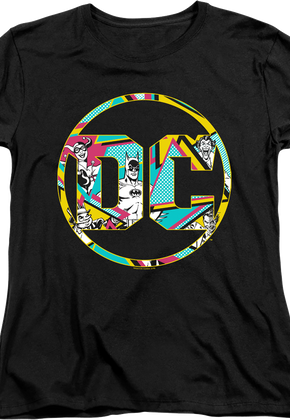 Womens DC Comics Collage Batman Shirt