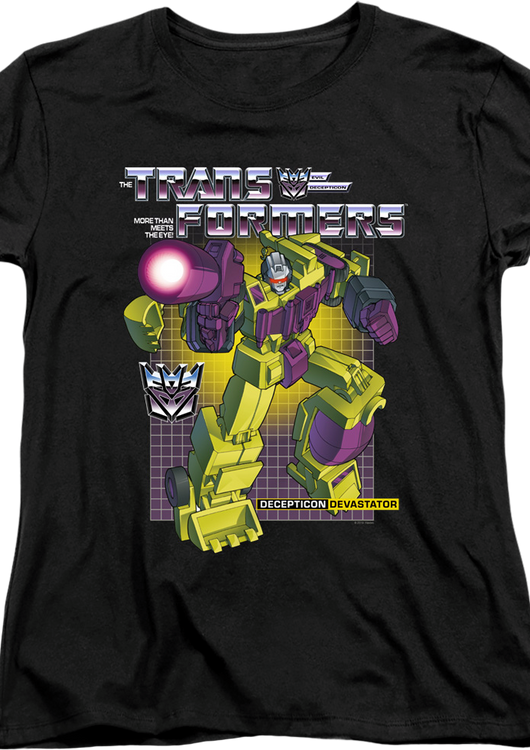 Womens Decepticon Devastator Transformers Shirt - main product image