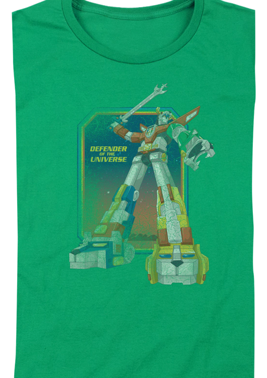 Womens Defender of the Universe Voltron Shirt - main product image