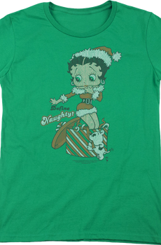 Womens Define Naughty Betty Boop Shirt