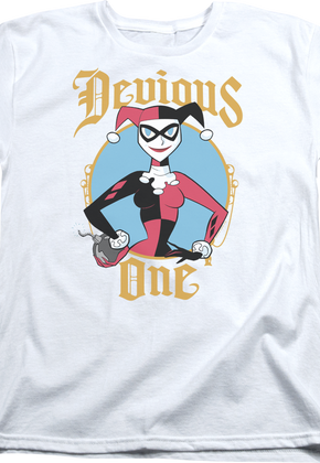Womens Devious One Harley Quinn Shirt