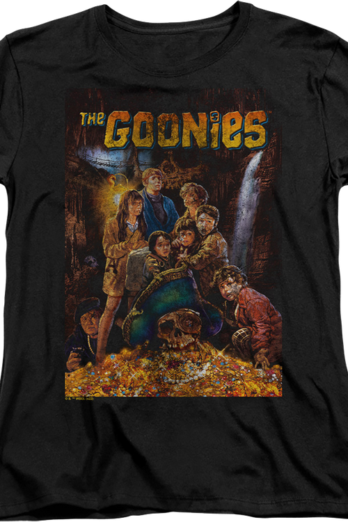 Womens Distressed Poster Goonies Shirtmain product image