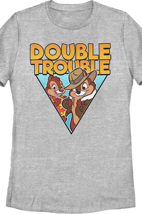 Womens Double Trouble Chip n Dale Rescue Rangers Shirt